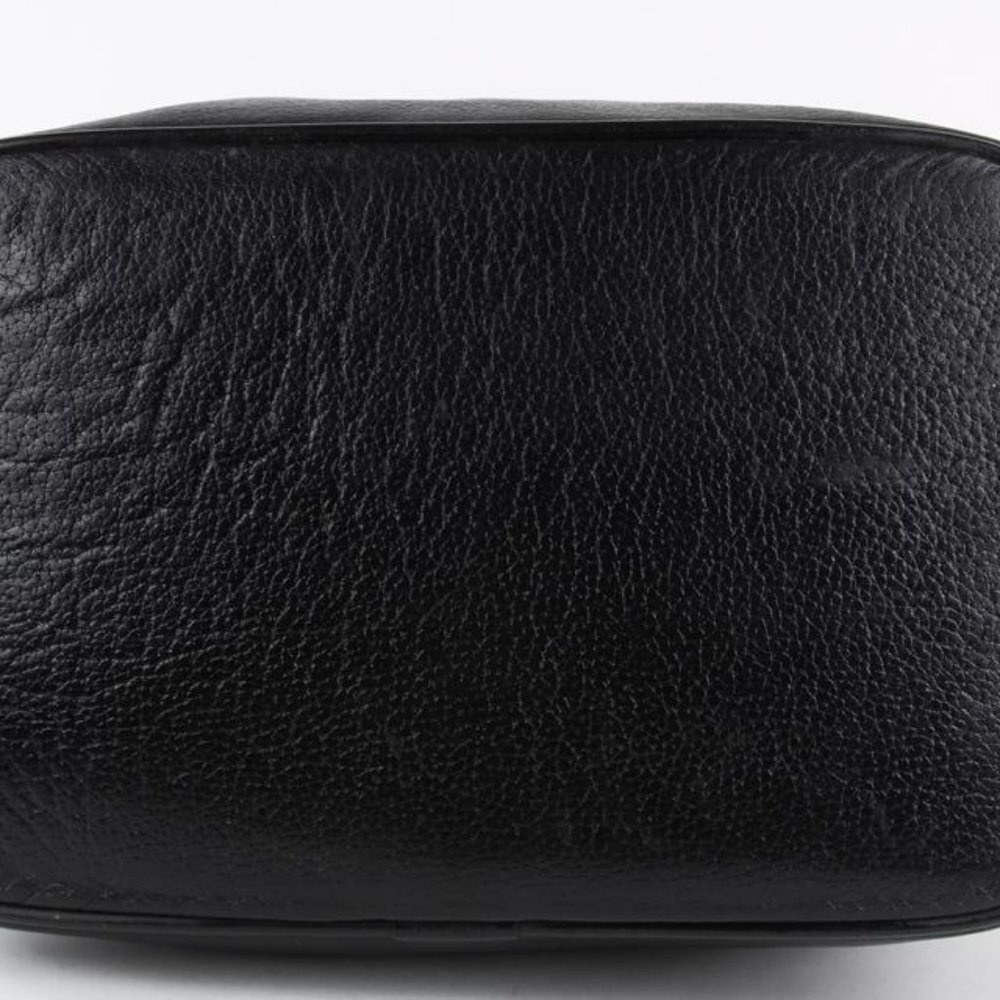 MCM Black Leather Drawstring Bucket Hobo 8mcm1228 - Picture 9 of 12